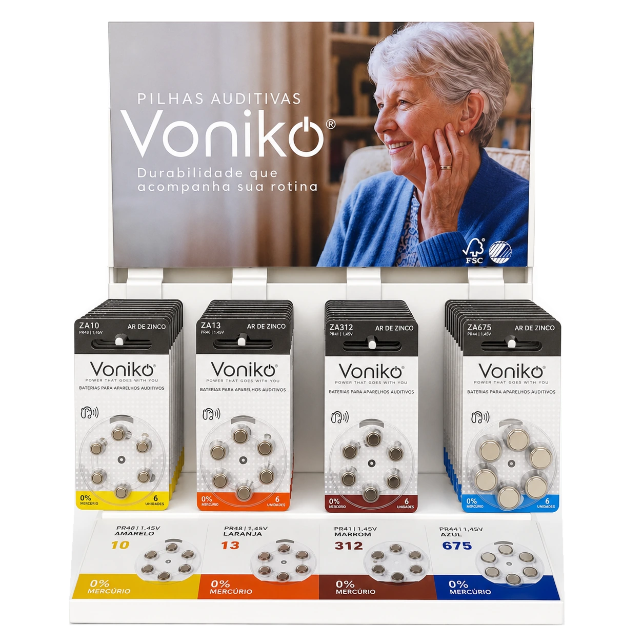 Voniko Pequeno, 40 cartelas