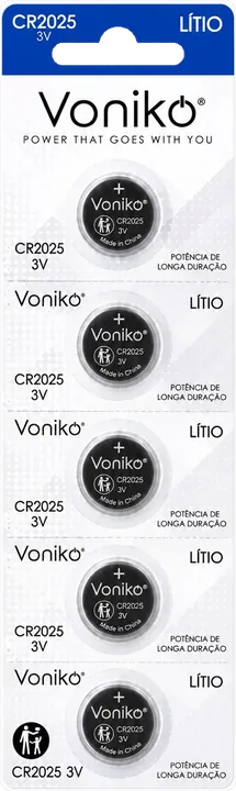 Voniko Lítio CR2025 - 5 un.